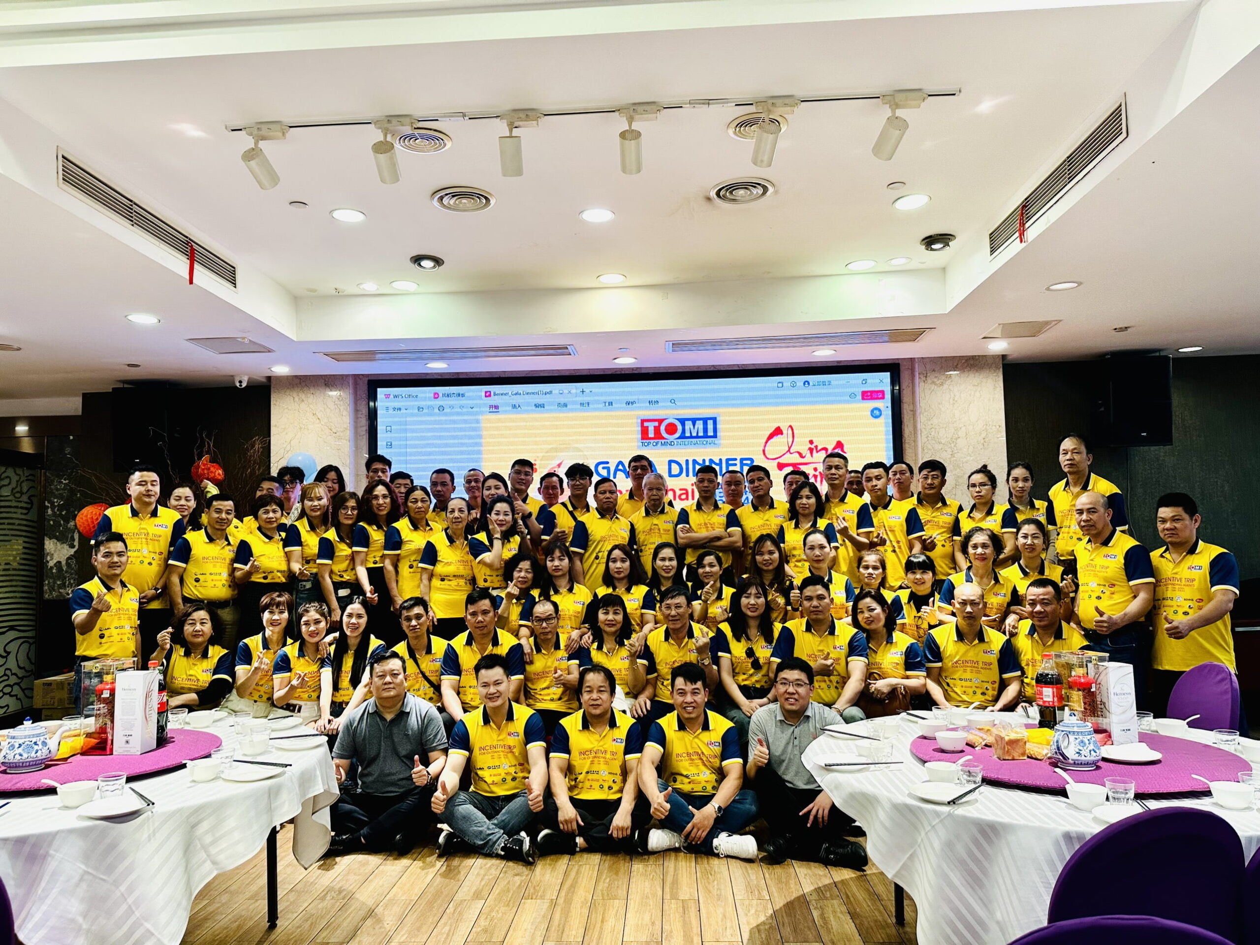 Đêm gala dinner đáng nhớ của TOMI tại Thượng Hải