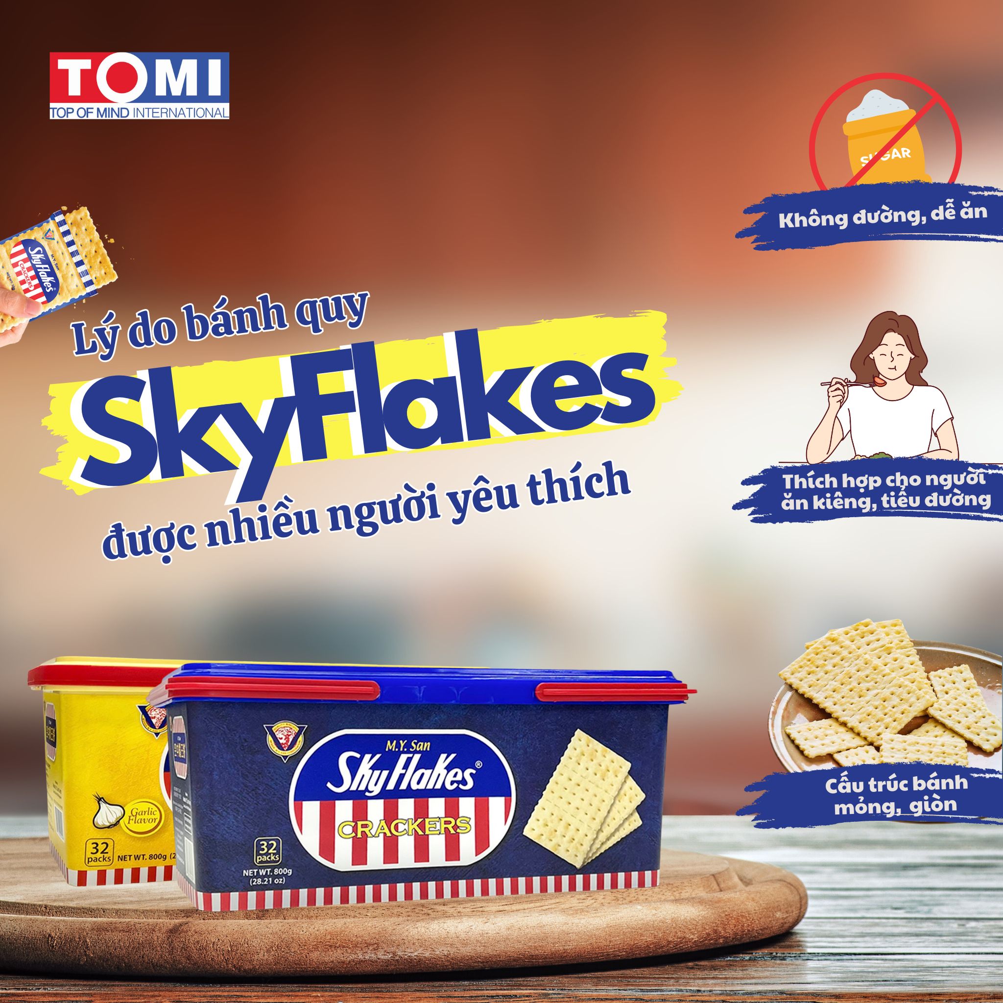 Banh khong duong Skyflakes
